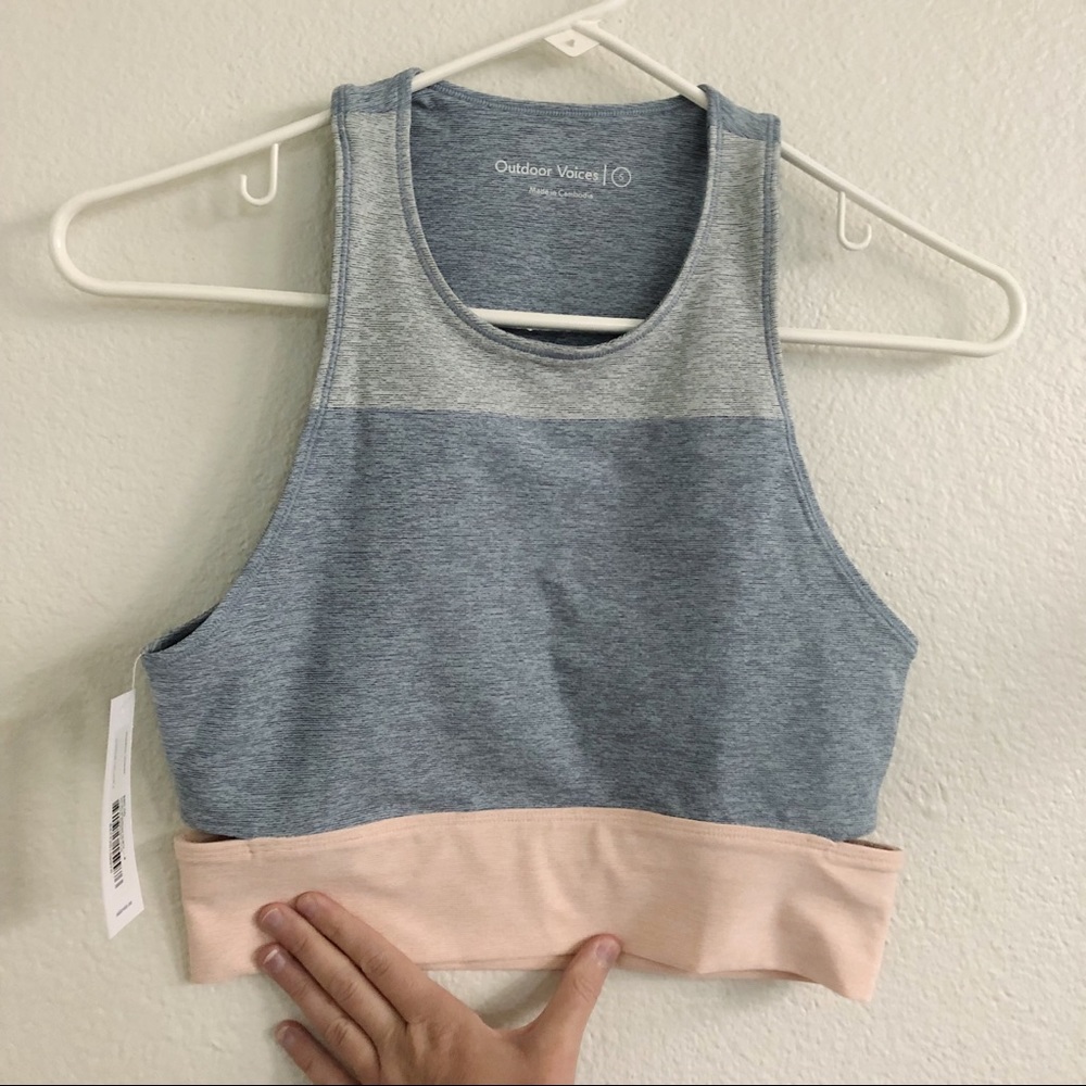 Outdoor Voices Slash Back Bra Size Small